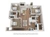 The Amsterdam 3 bedroom with Garage floorplan